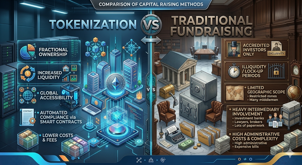 Tokenization vs Traditional Fundraising